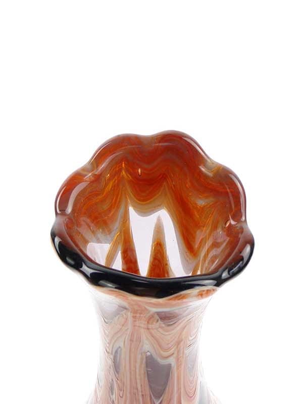 Mosaic Vase Multicolor, Soda-Lime Glass, by S. Mach, Ząbkowice, Poland, 1970s - 326338