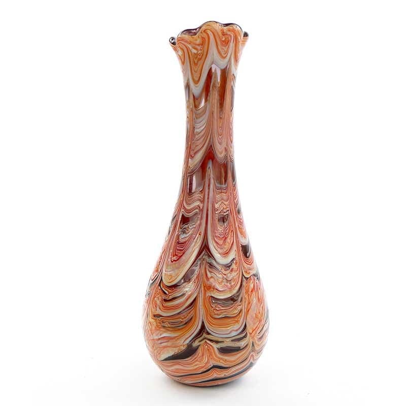 Mosaic Vase Multicolor, Soda-Lime Glass, by S. Mach, Ząbkowice, Poland, 1970s - 326340