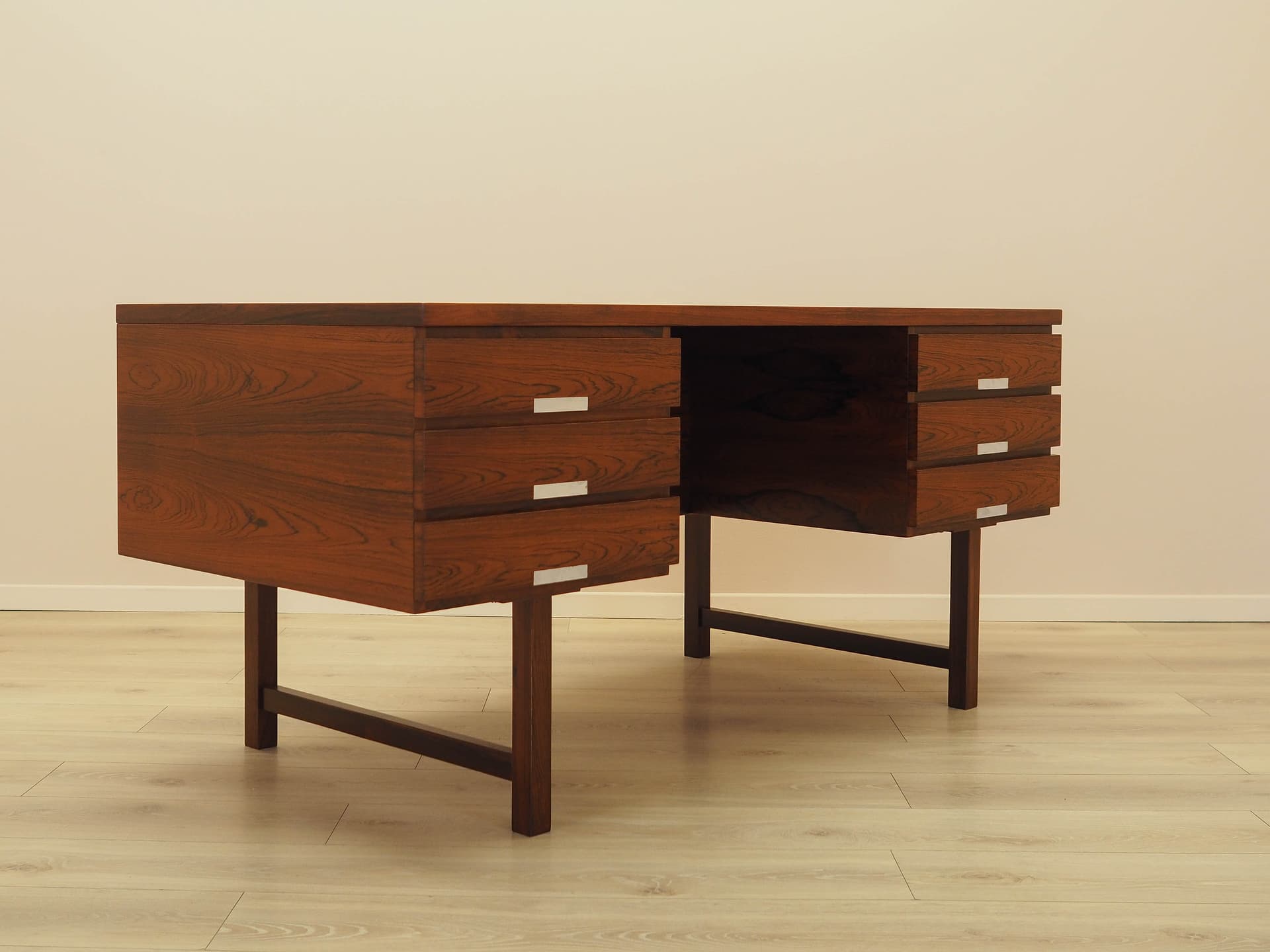 Desk, brown rosewood, Eigil Petersens Møbelfabrik, Denmark, 1970s. - 326431