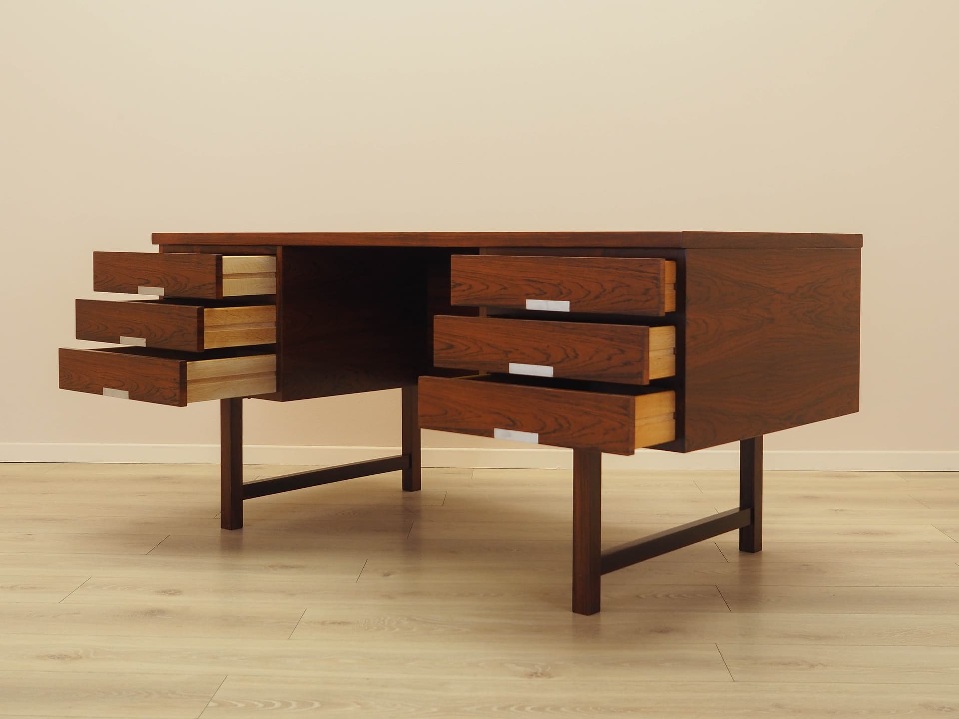 Desk, brown rosewood, Eigil Petersens Møbelfabrik, Denmark, 1970s. - 326430