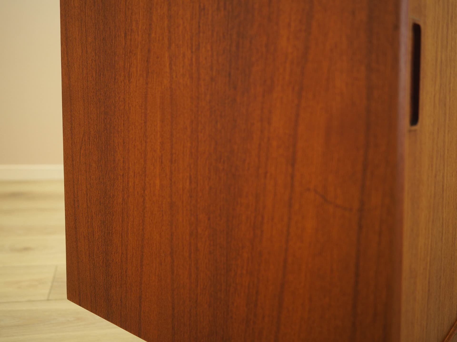 Sideboard, teak brązowy, drewno czarne, Dania, lata 70. - 326458