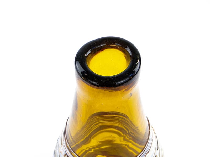 Vase W oplocie, multicolor soda-lime glass, by J. Drost, Ząbkowice, Poland, 1970s. - 326515