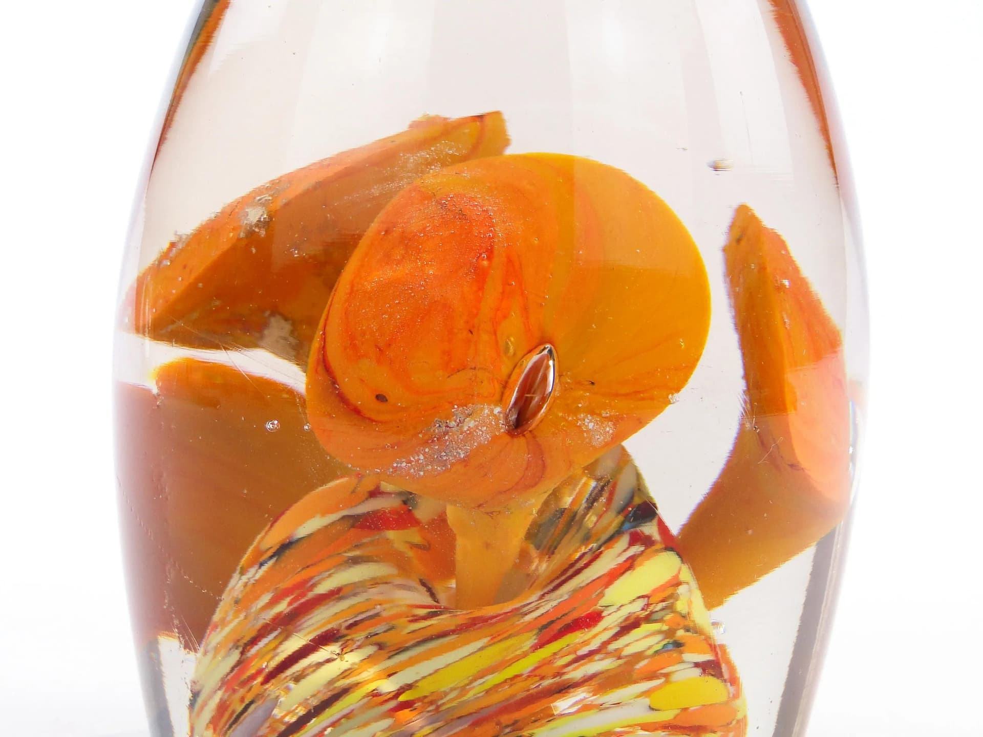 Art Nouveau Paperweight, transparent crystal glass, Austria-Hungary, early 20th c. - 24506