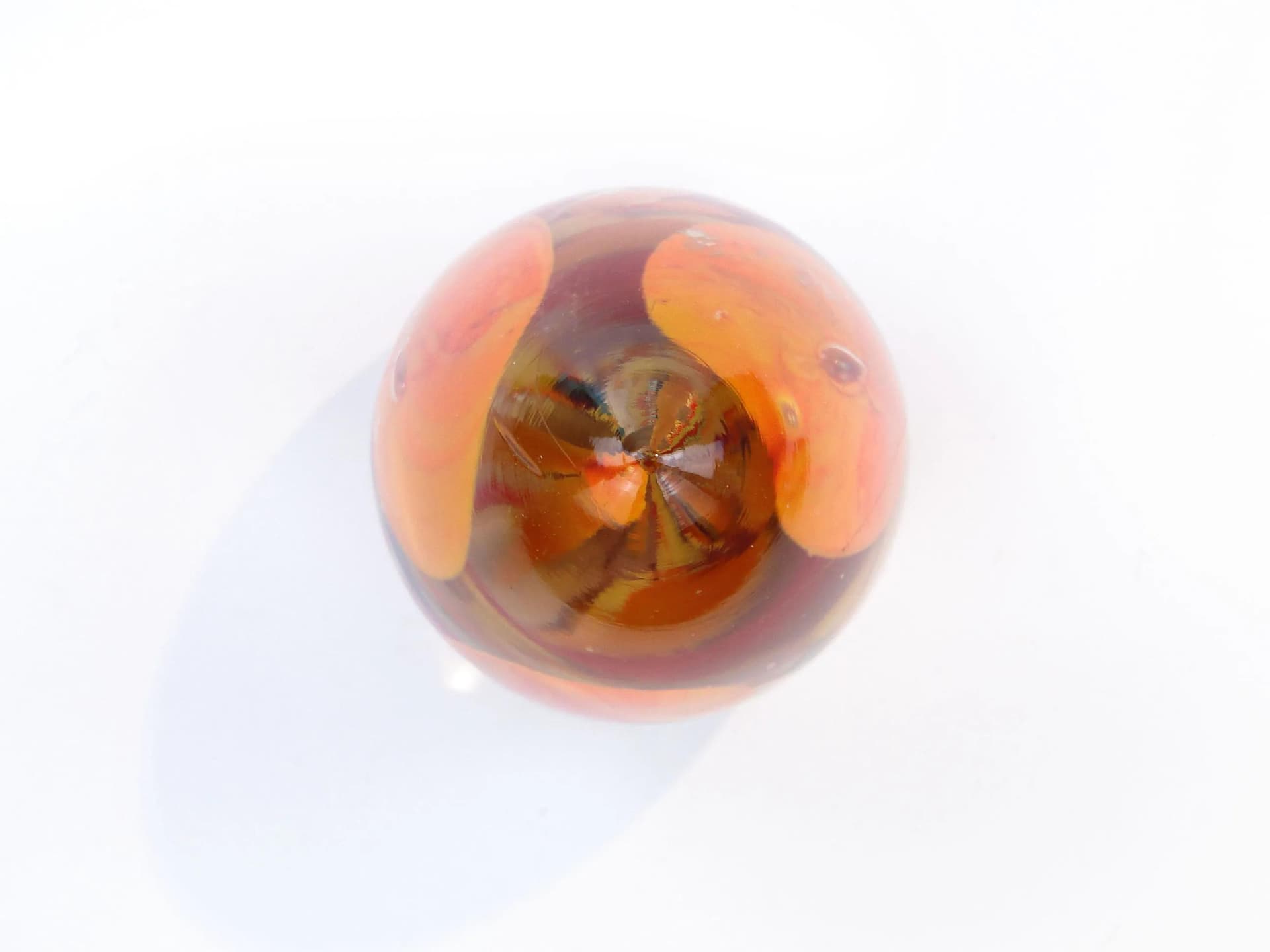 Art Nouveau Paperweight, transparent crystal glass, Austria-Hungary, early 20th c. - 24504