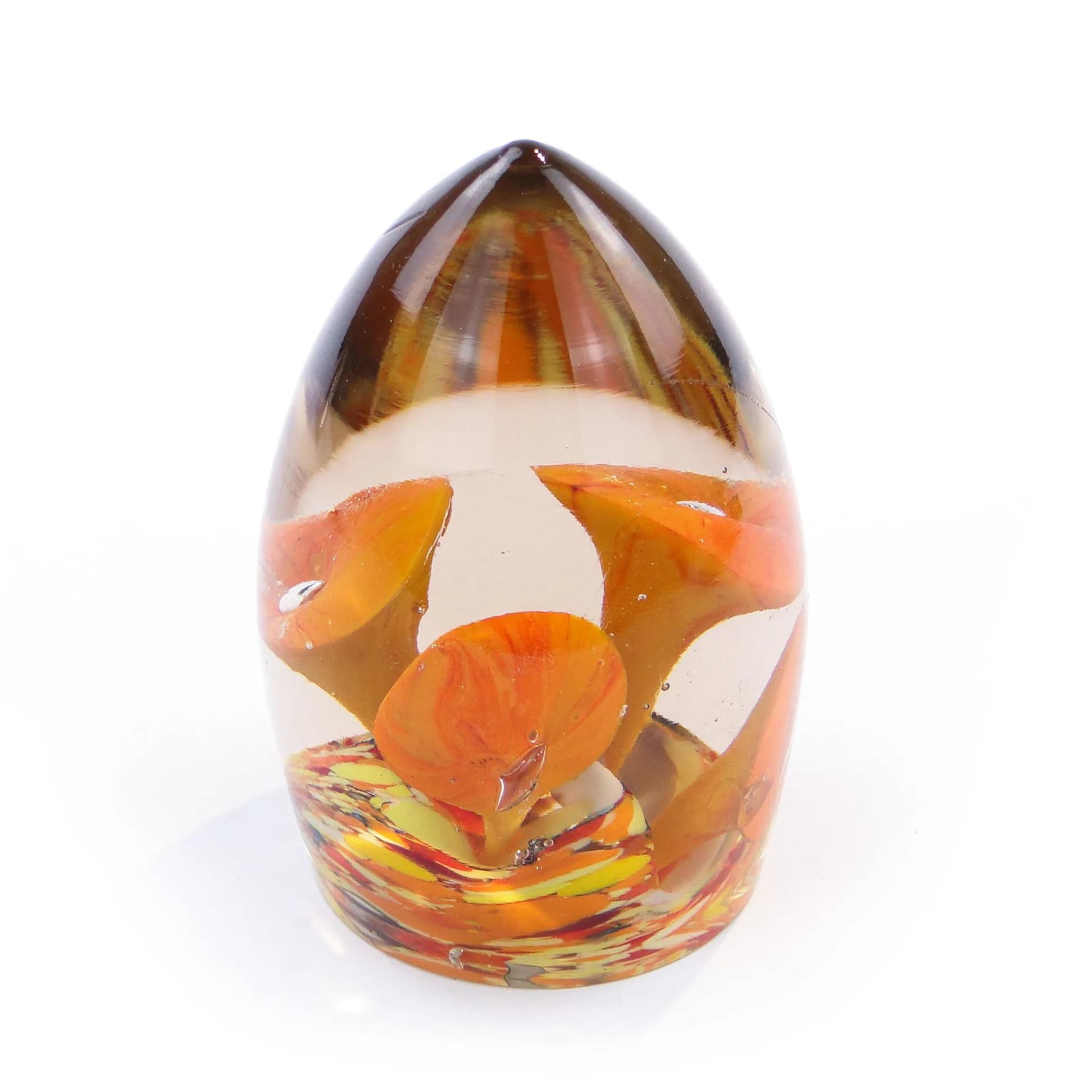 Art Nouveau Paperweight, transparent crystal glass, Austria-Hungary, early 20th c. - 24503