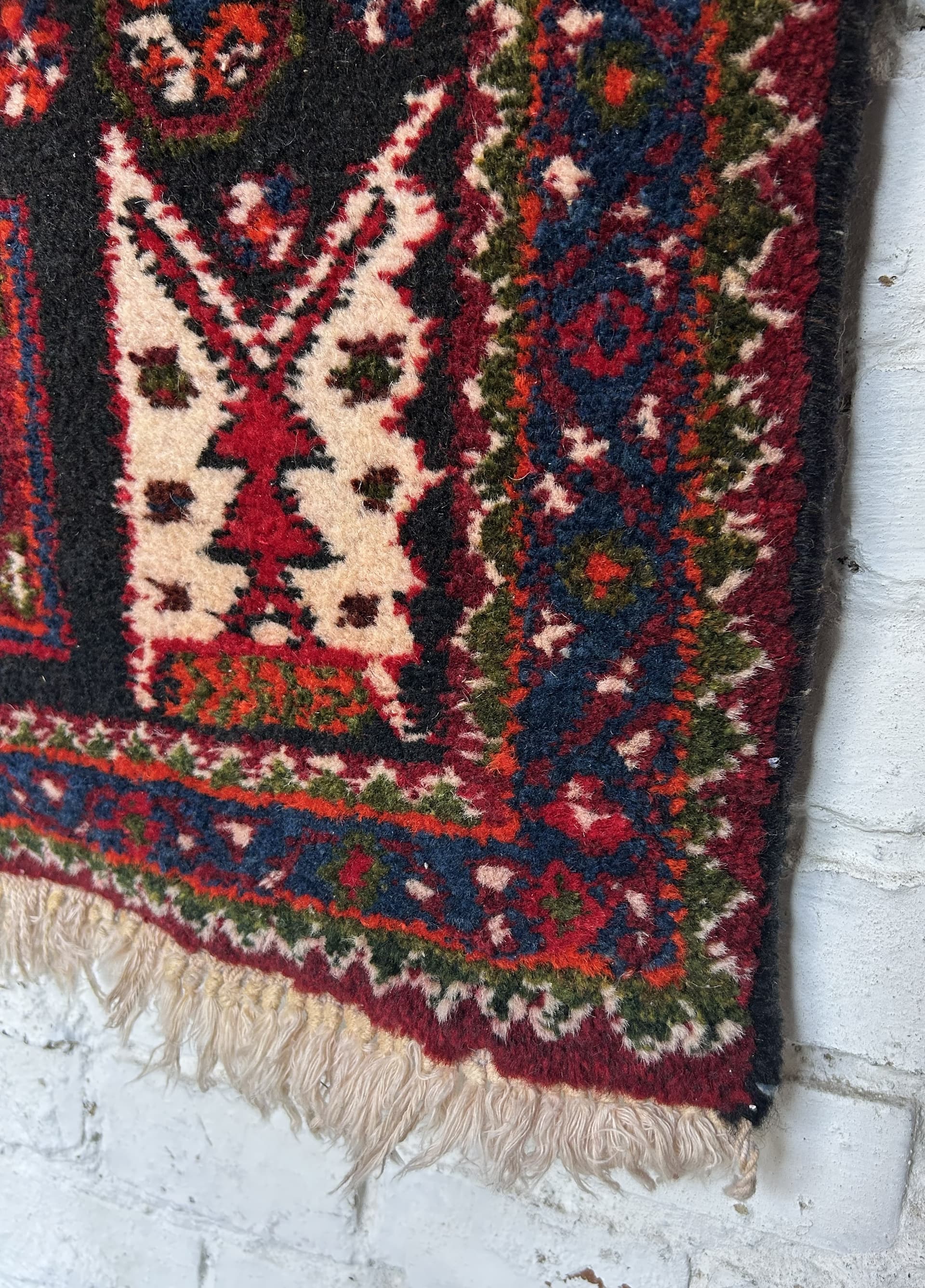 Rug Hamadan 150x110 cm, red, wool, Iran, 1970s. - 326727