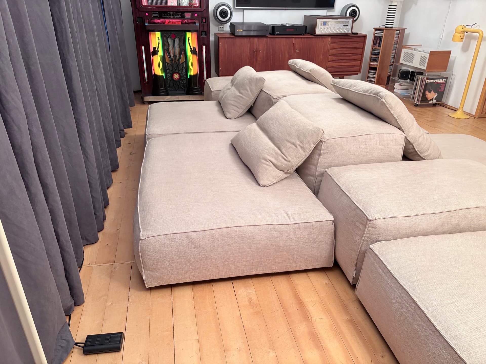 Sofa modułowa Extrasoft, beż, Luft Special Col. Corda, proj. P. Lissoni, Living Divani, Włochy - 326792