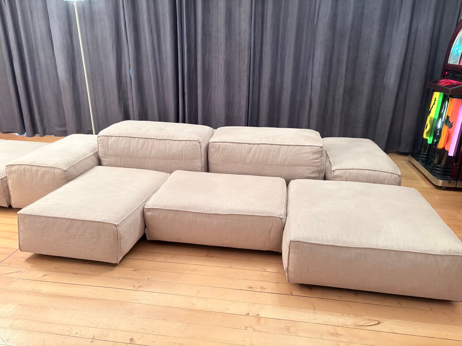 Sofa modułowa Extrasoft, beż, Luft Special Col. Corda, proj. P. Lissoni, Living Divani, Włochy - 326795