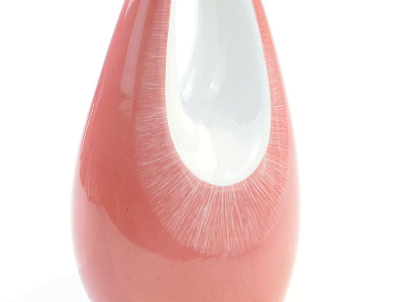 Vase Calipso, pink, porcelain, by Z. Śliwowska-Wawrzyniak, Ćmielów, Poland, 1950s. - 326962