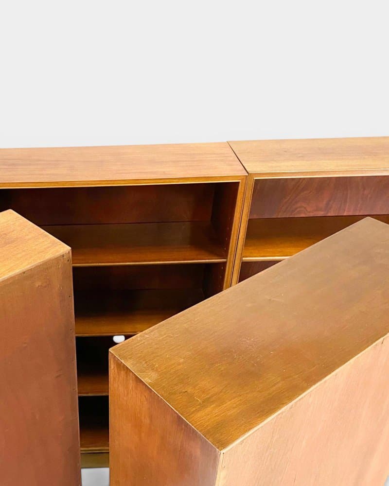 Set of five bookcases, brown mahogany, by F. Henningsen, Denmark, 1940s - 327179