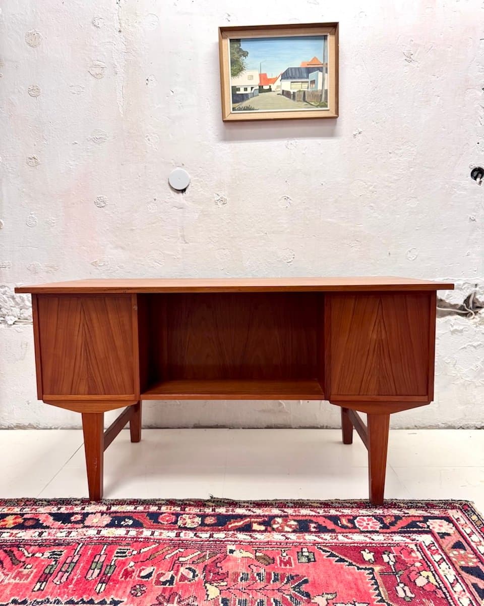 Desk, brown teak, Denmark, 1960s - 327251