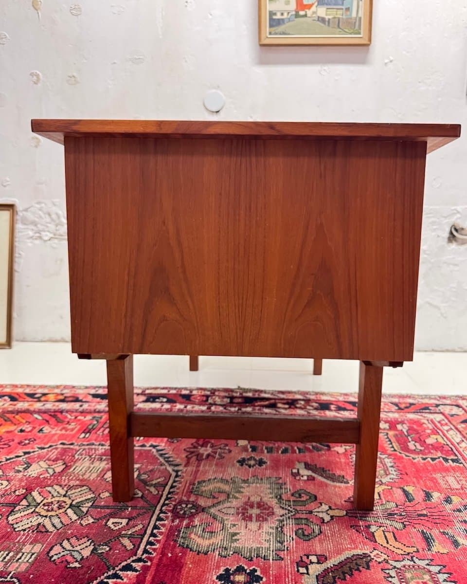 Desk, brown teak, Denmark, 1960s - 327252