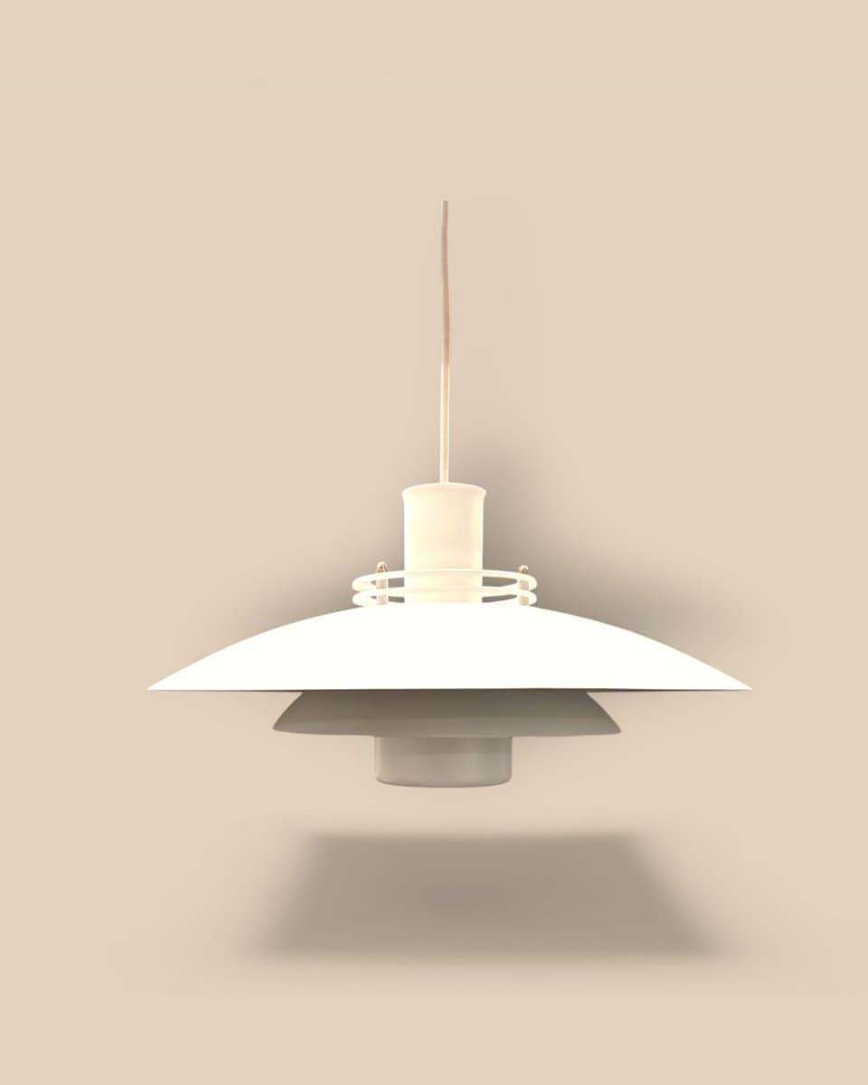 Lampa wisząca Model 80141, biały, metal, Form Light, Dania, lata 80. - 327211