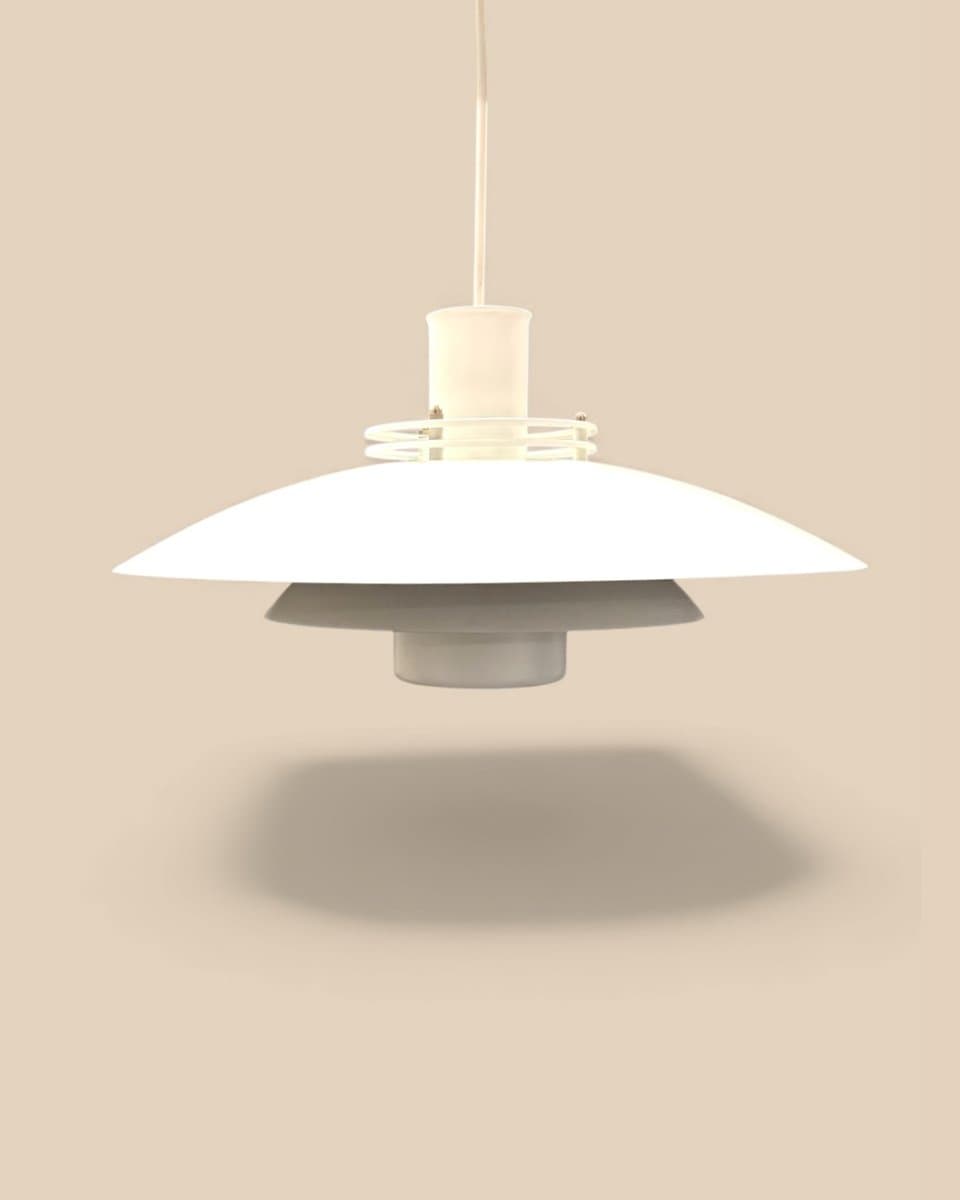 Lampa wisząca Model 80141, biały, metal, Form Light, Dania, lata 80. - 327214