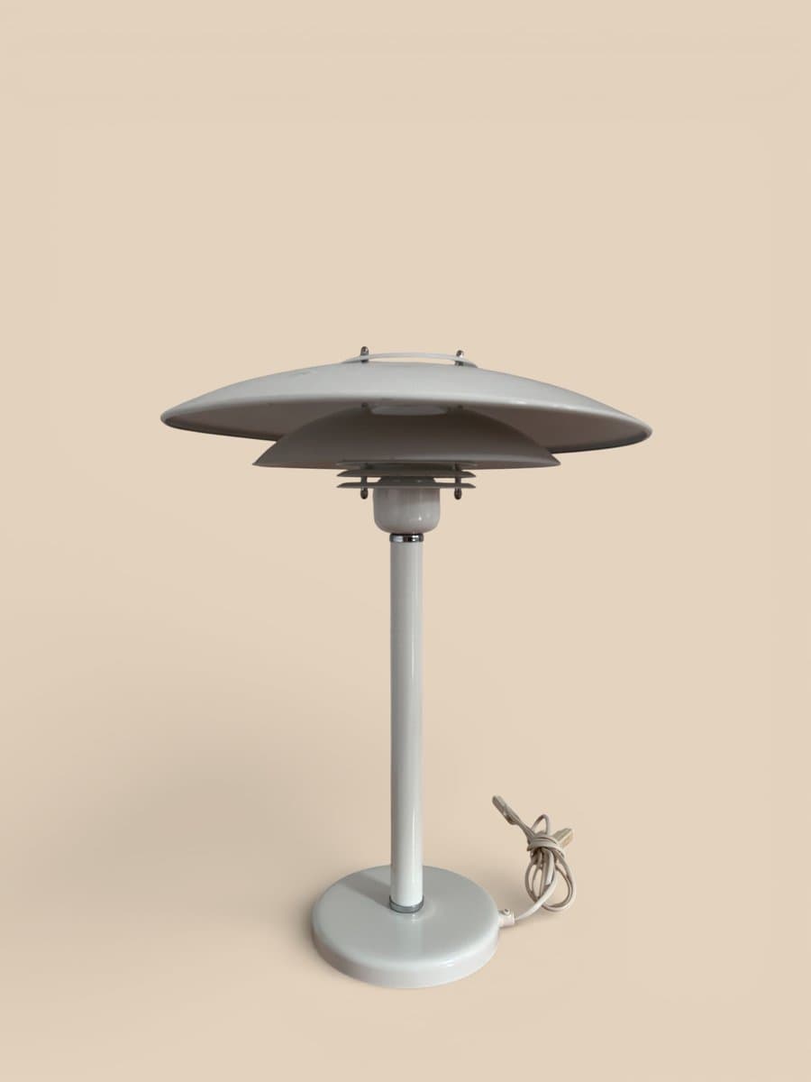 Lampa stołowa B936, szary, metal, Belid, Szwecja, lata 70. - 327379
