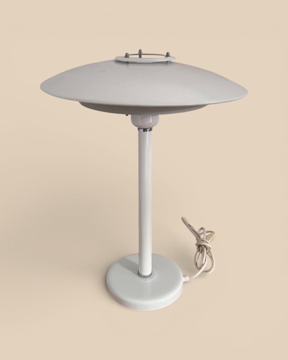 Lampa stołowa B936, szary, metal, Belid, Szwecja, lata 70. - 327375