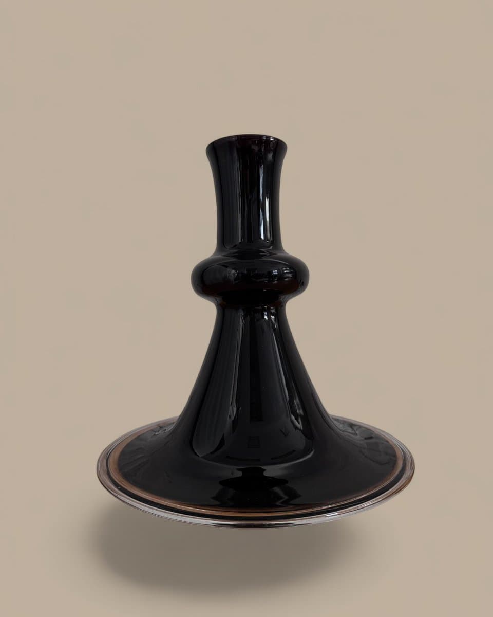 Lampa wisząca Etude, szkło czerwony, proj. M. Bang, Royal Copenhagen, Dania, lata 80. - 327309