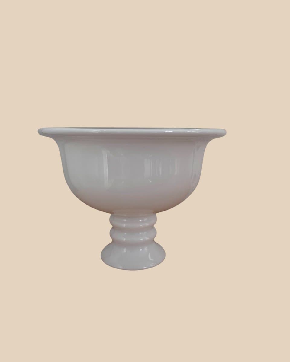 Lampa wisząca Kropendel, biały, szkło, proj. S. Werner, Holmegaard, Dania, lata 80. - 327401
