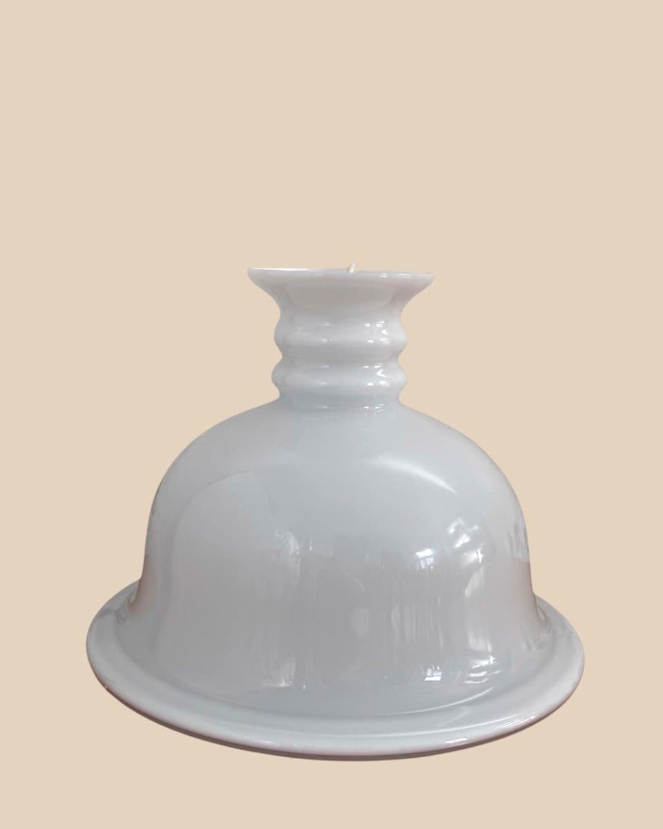 Lampa wisząca Kropendel, biały, szkło, proj. S. Werner, Holmegaard, Dania, lata 80. - 327398