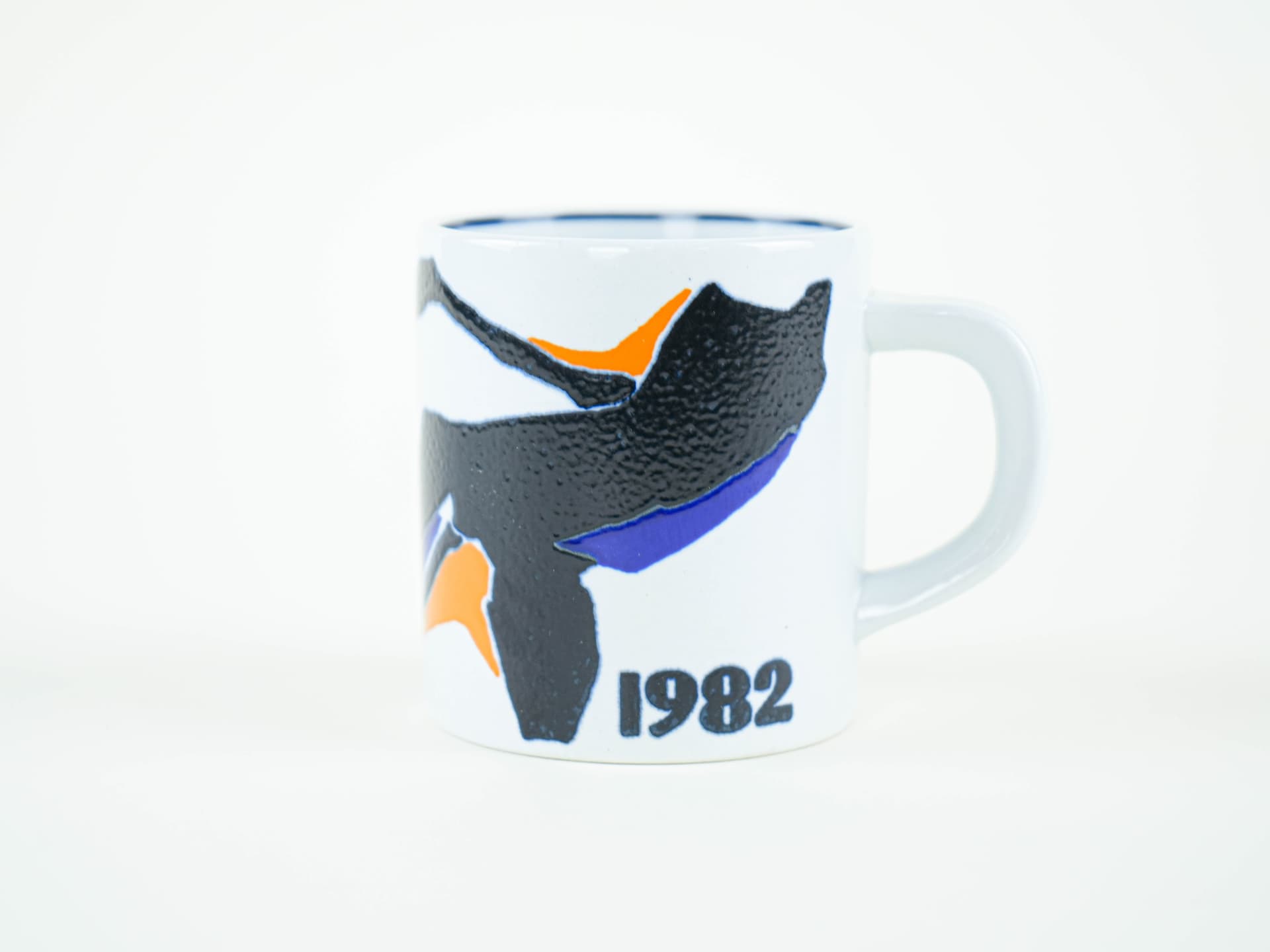Kubek Annual Mug, biały, porcelana, proj. I.-L. Koefoed, Royal Copenhagen, Dania, lata 80. - 327546