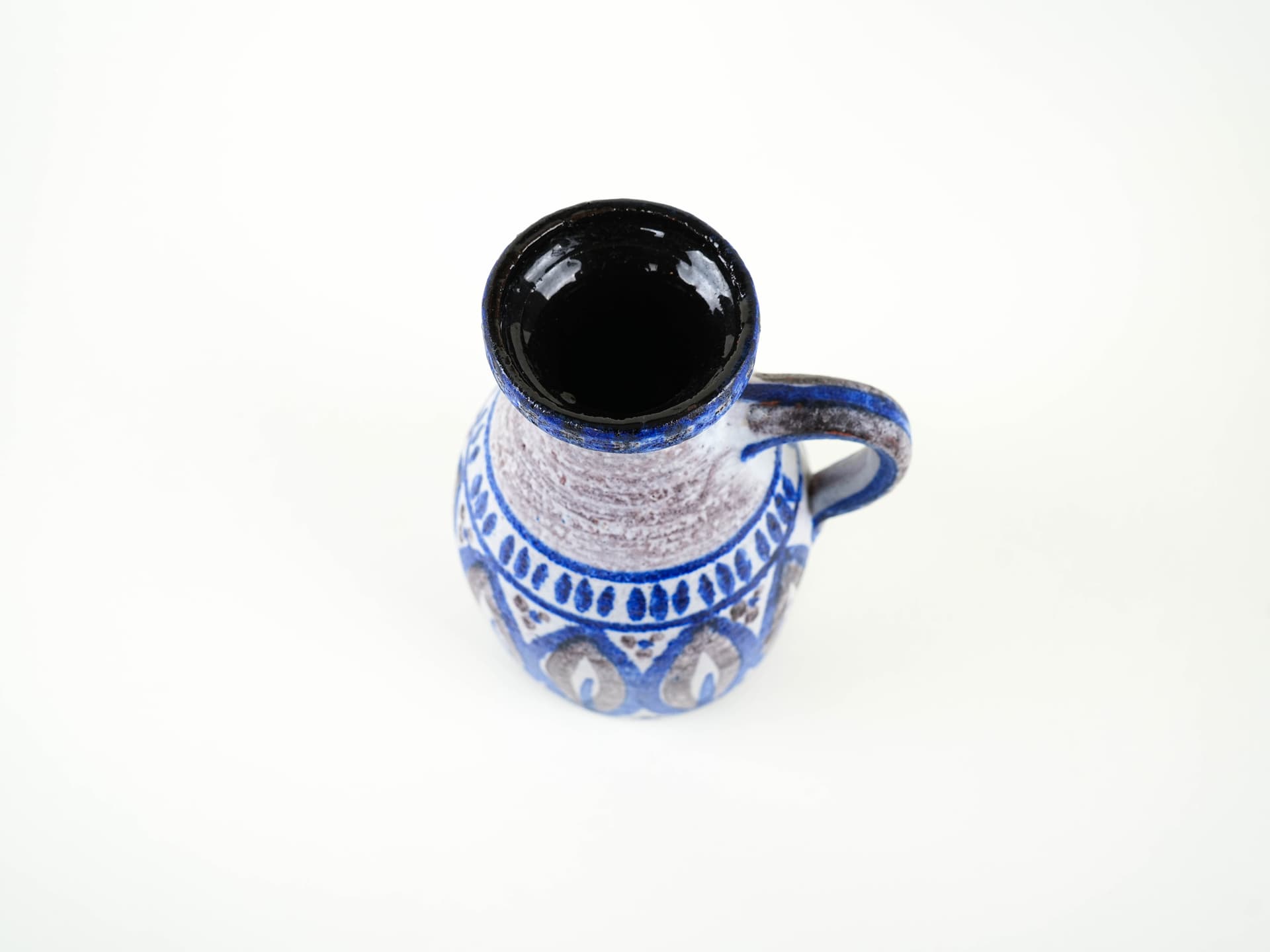 Vase, grey blue, ceramics, Denmark, 1960s. - 327644