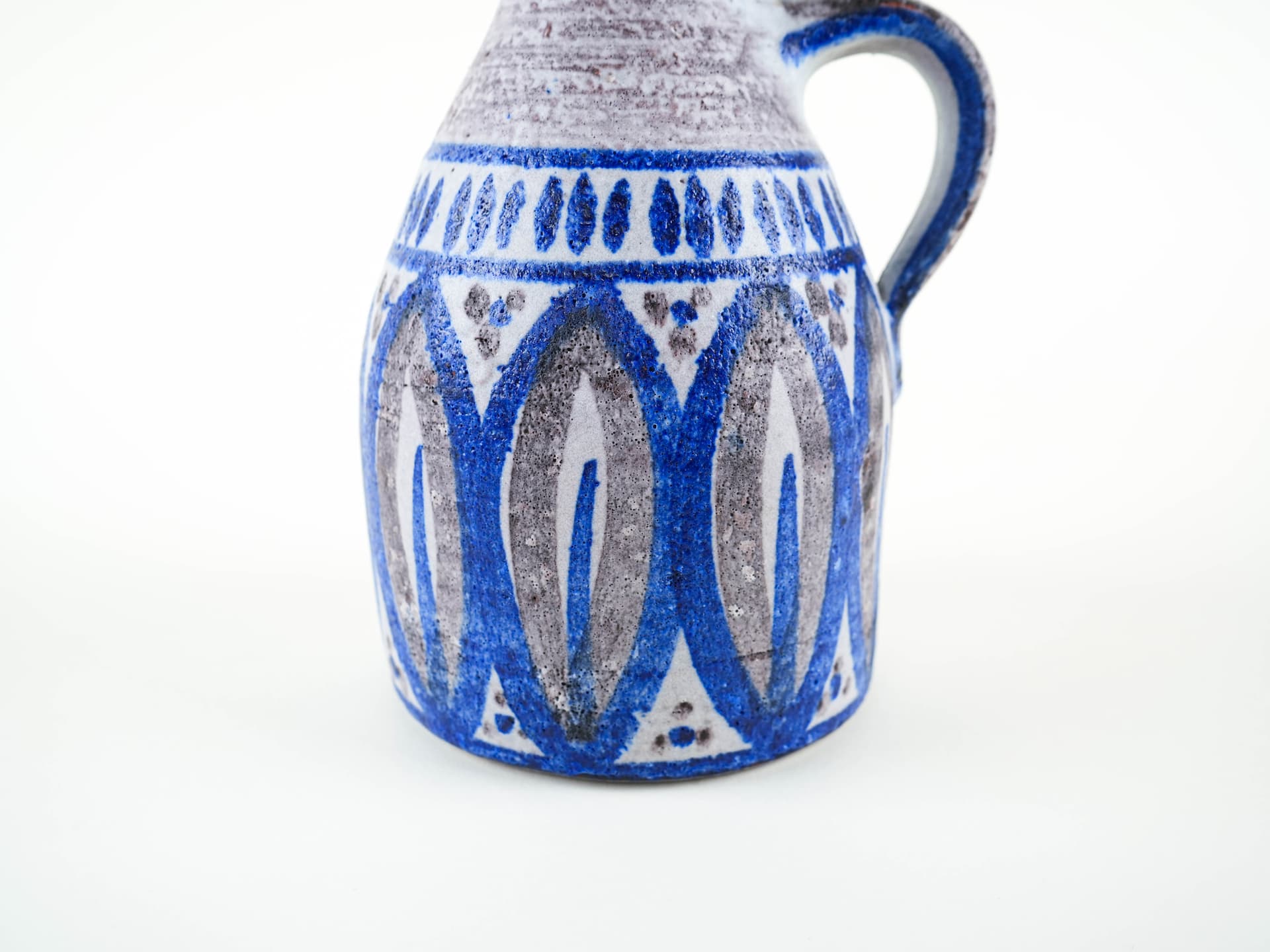 Vase, grey blue, ceramics, Denmark, 1960s. - 327648