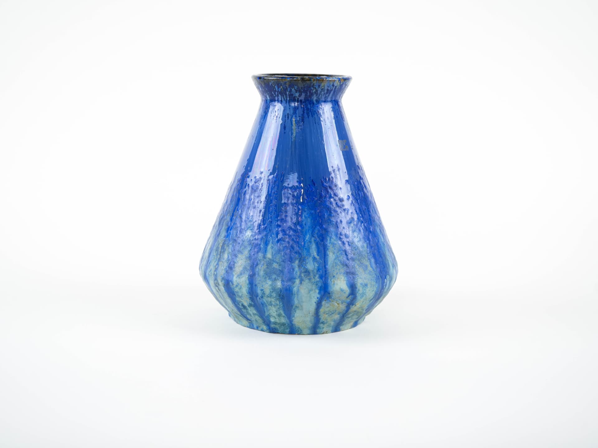 Vase, cobalt blue, ceramics, Denmark, 1960s. - 327661