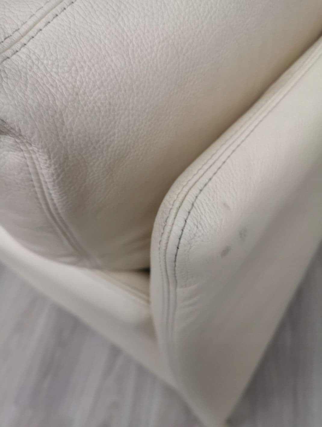 Zestaw wypoczynkowy, skóra naturalna beżowa, Walter Knoll, Niemcy, lata 70. - 327815