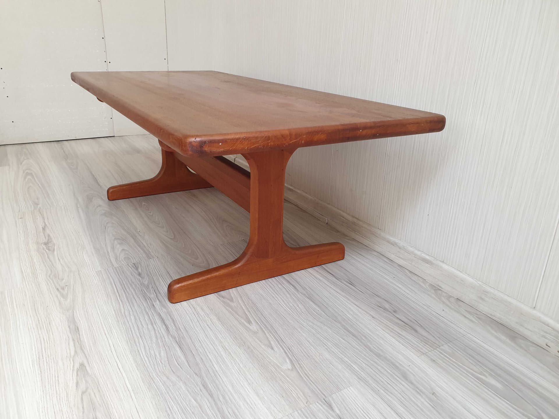 Ława, brązowy, teak, Dania, lata 70. - 327788
