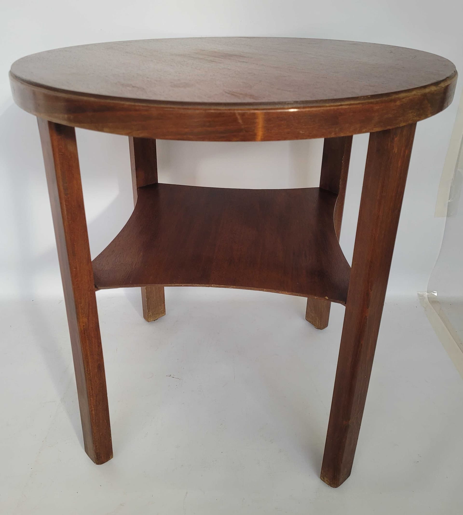 Side table Art Deco, brown wood, 1930s. - 327735