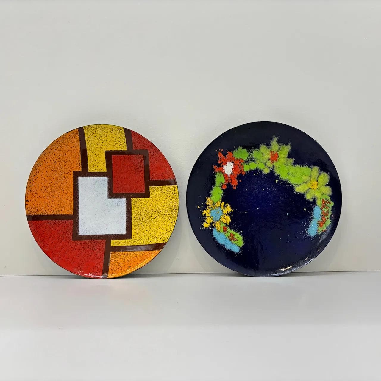 Multicolor Enameled Decorative Bowls, Germany, 1960s - 24645