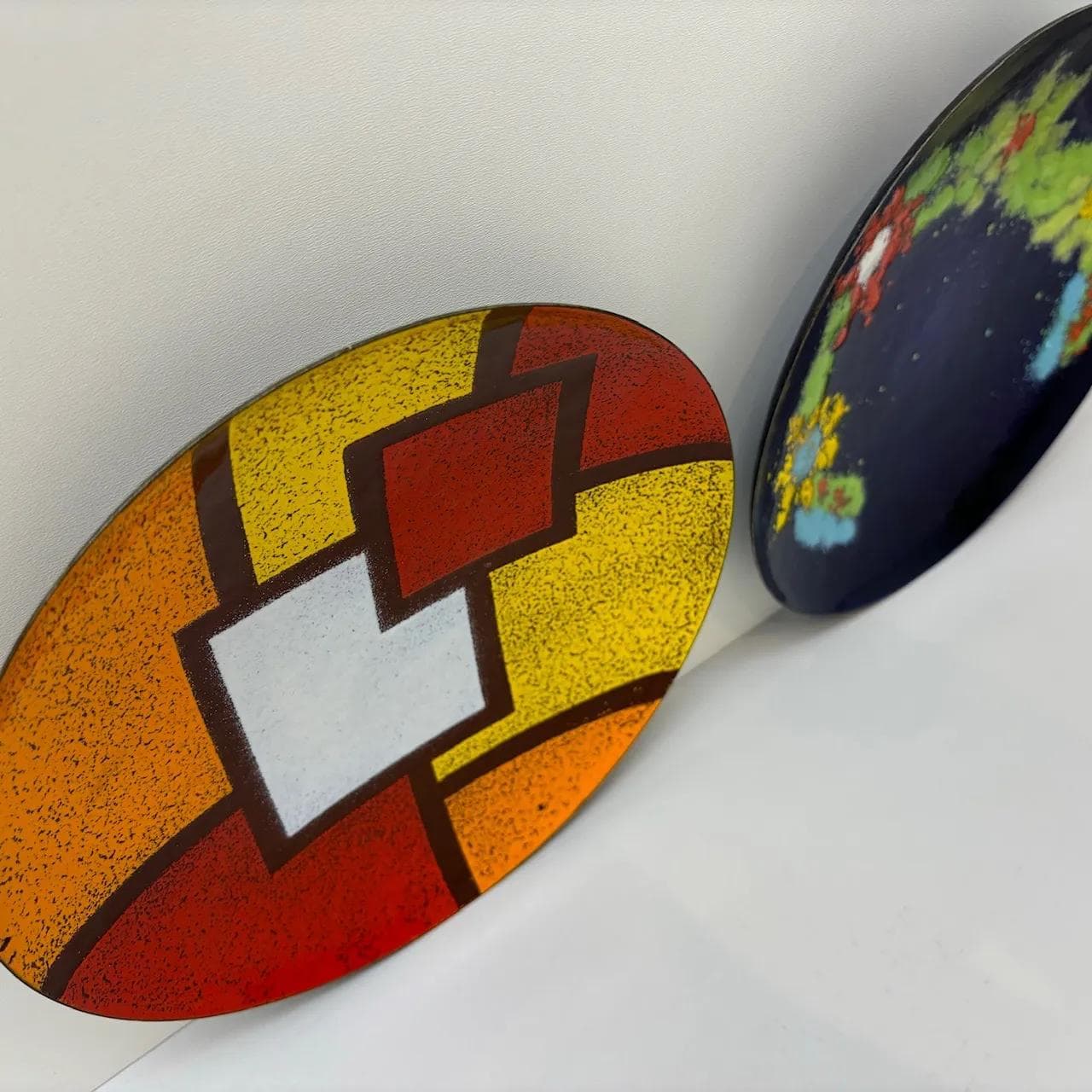 Multicolor Enameled Decorative Bowls, Germany, 1960s - 24653