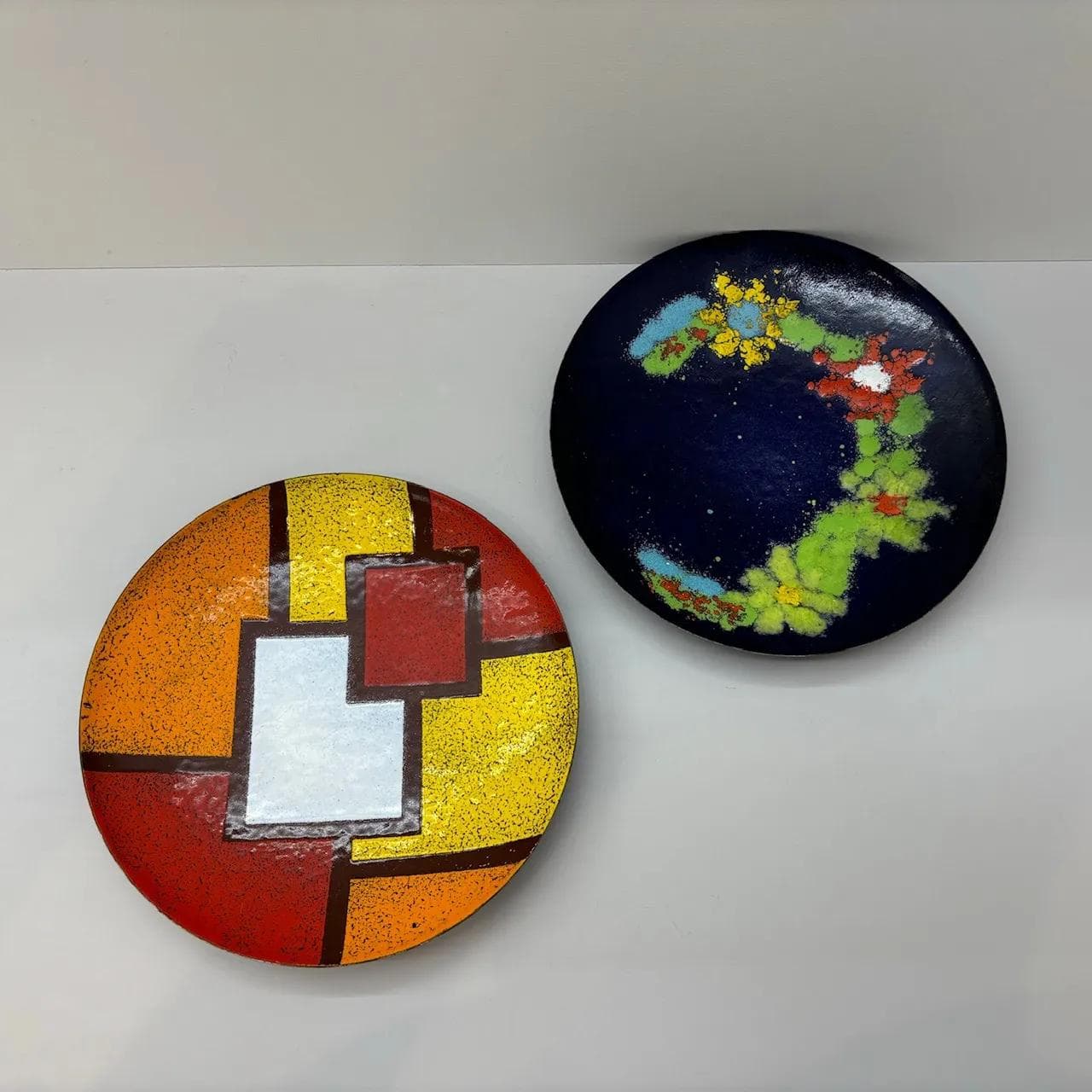 Multicolor Enameled Decorative Bowls, Germany, 1960s - 24650