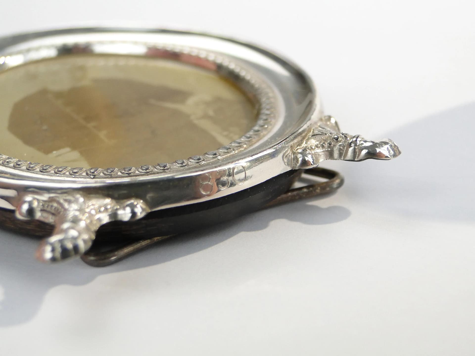 Pair of miniature photo frames, silver, ebony, Sweden, 1960s - 24482