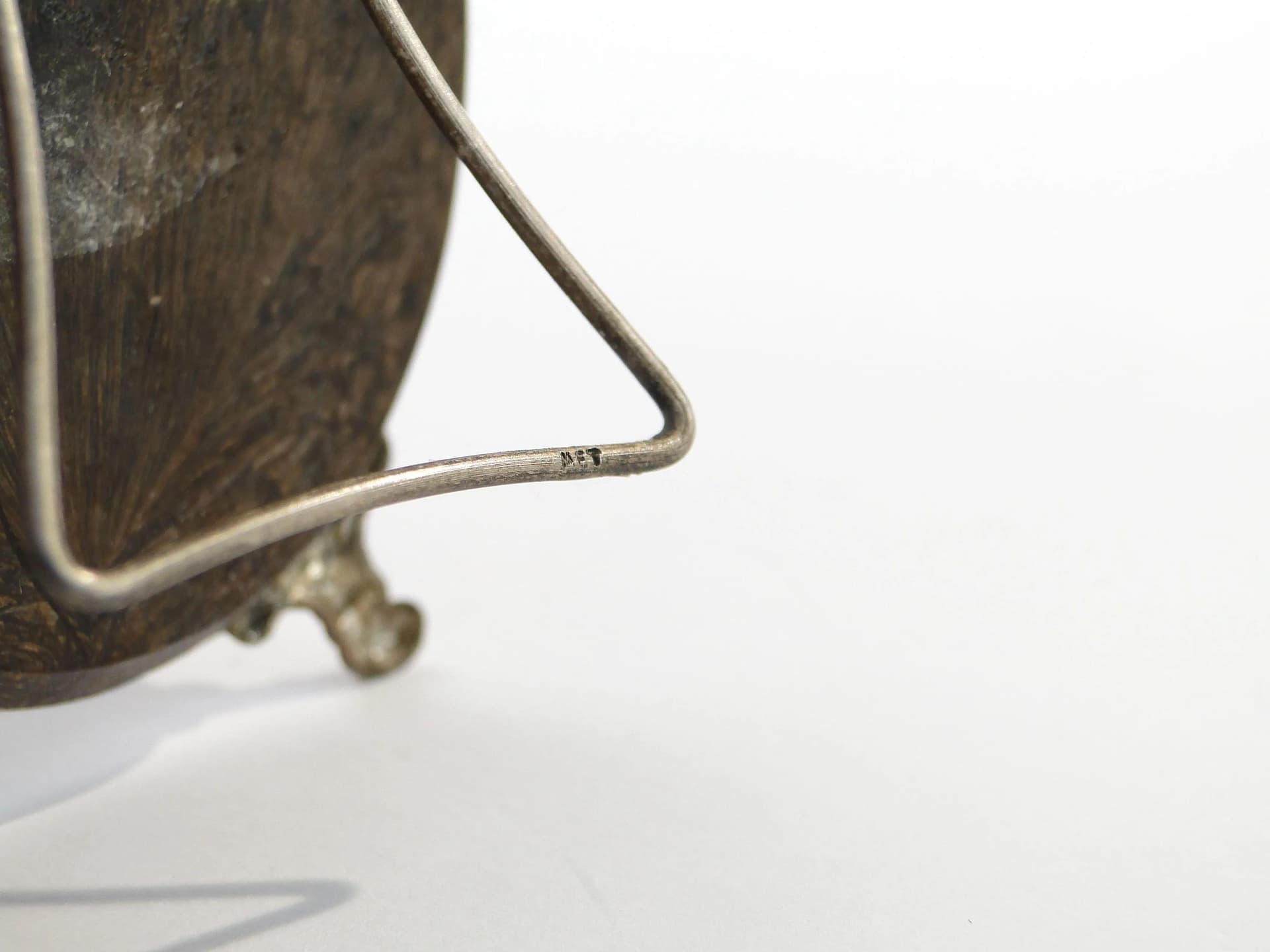 Pair of miniature photo frames, silver, ebony, Sweden, 1960s - 24484