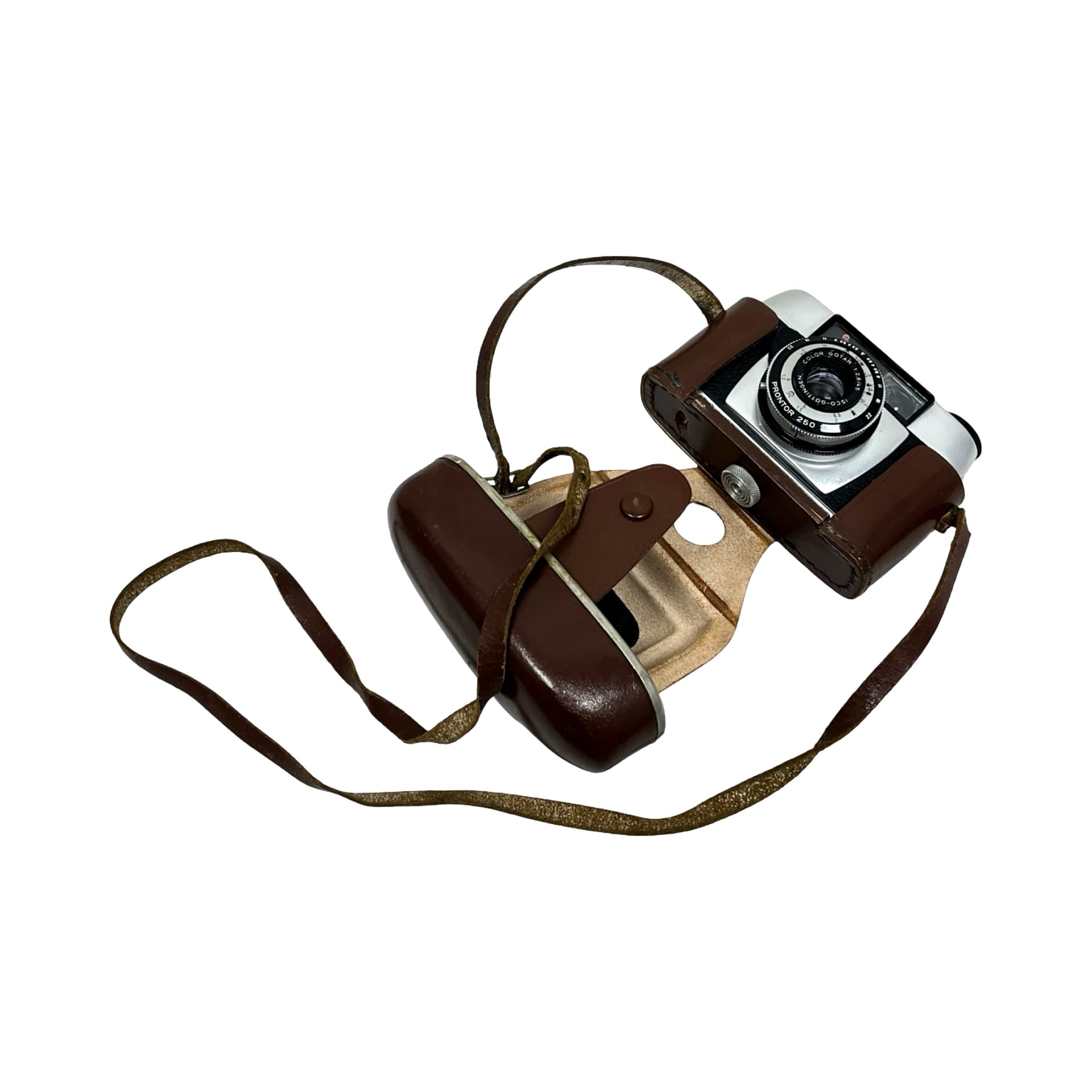 Aparat fotograficzny Regula Sprinty, srebrny czarny, metal syntetyczna okleina, Niemcy, lata 60. - 327955
