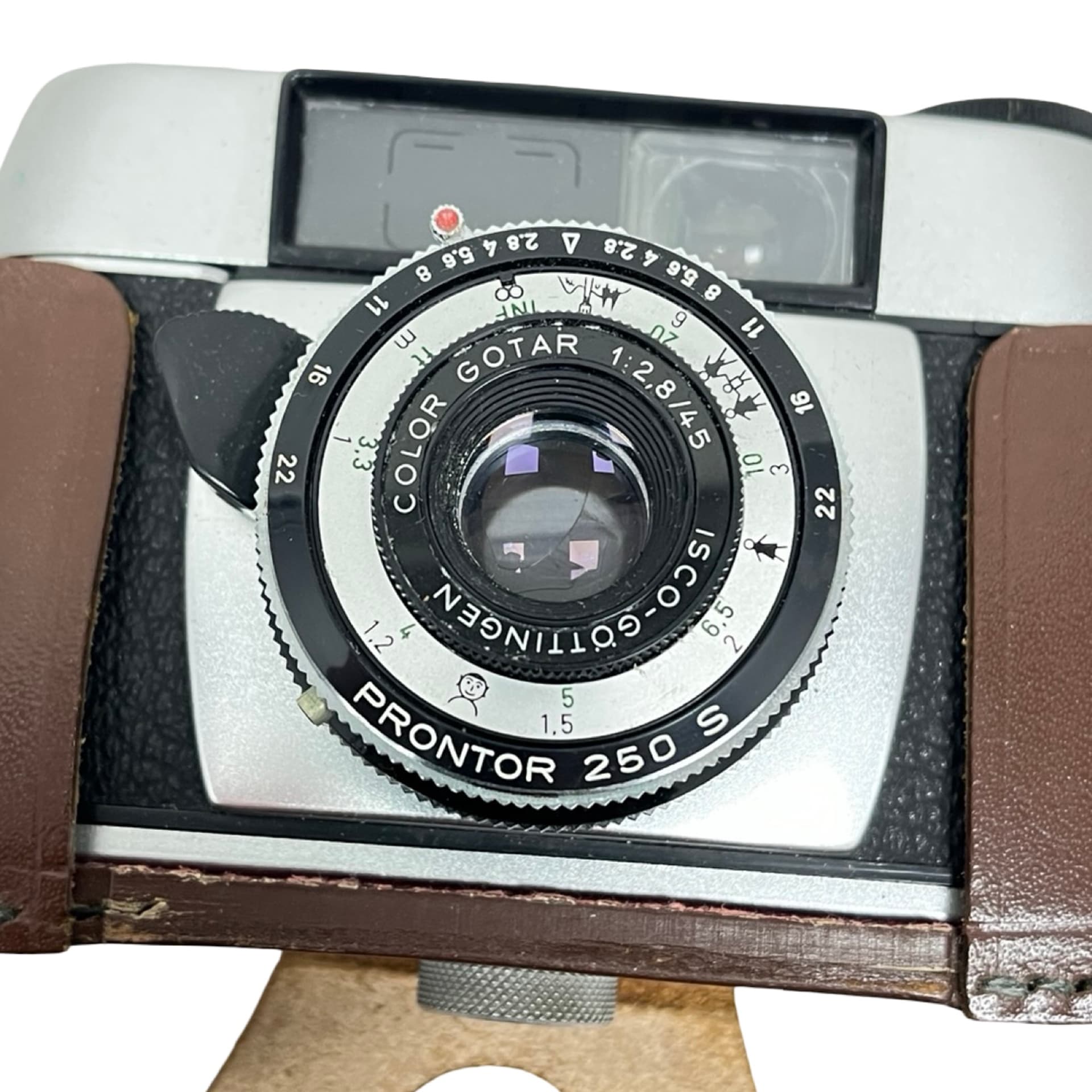 Aparat fotograficzny Regula Sprinty, srebrny czarny, metal syntetyczna okleina, Niemcy, lata 60. - 327953