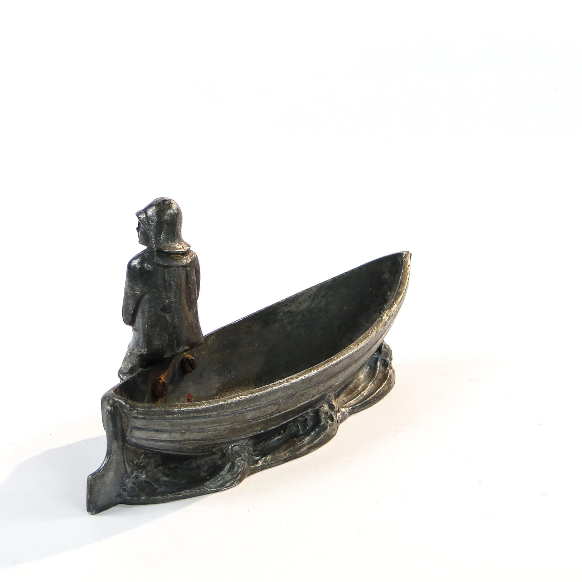 Toothpick Holder Art Nouveau, silver, silver-plated pewter, Argentor, Austria, early 20th c. - 24670