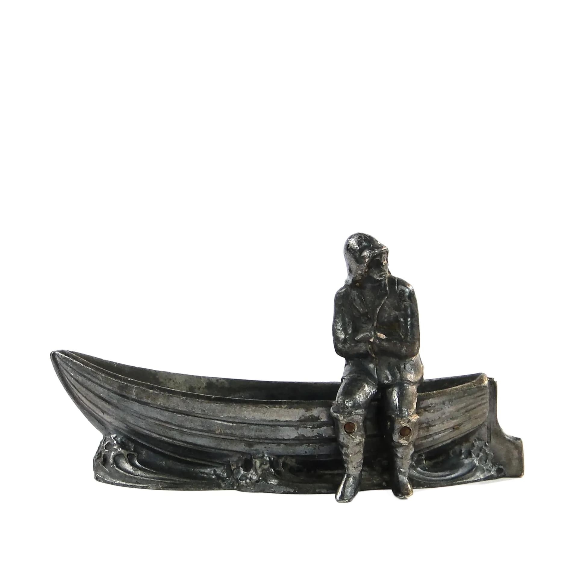 Toothpick Holder Art Nouveau, silver, silver-plated pewter, Argentor, Austria, early 20th c.