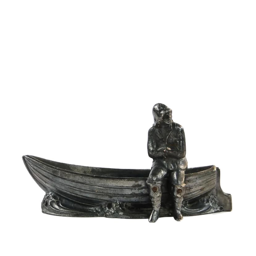 Toothpick Holder Art Nouveau, silver, silver-plated pewter, Argentor, Austria, early 20th c.