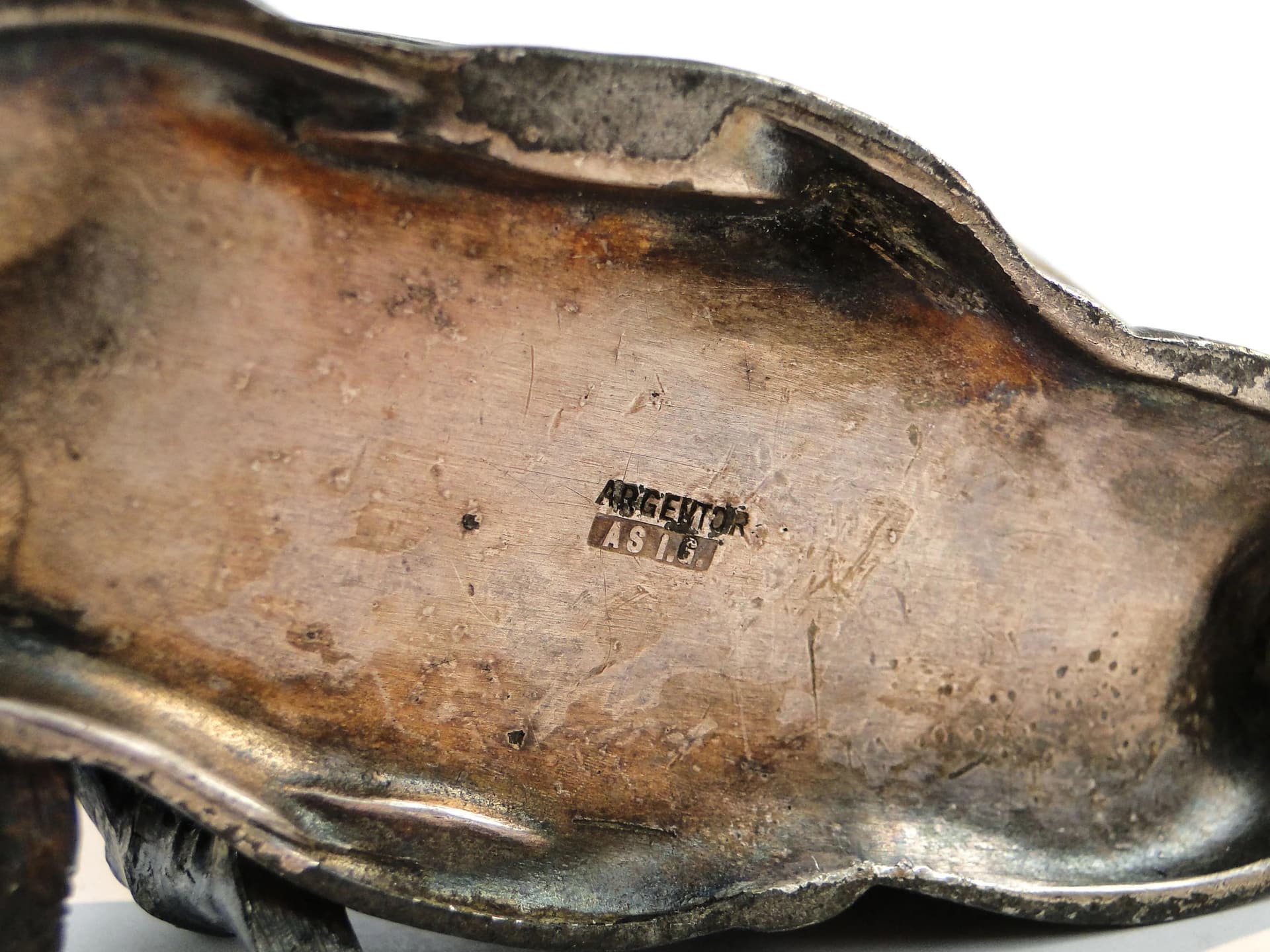 Toothpick Holder Art Nouveau, silver, silver-plated pewter, Argentor, Austria, early 20th c. - 24672