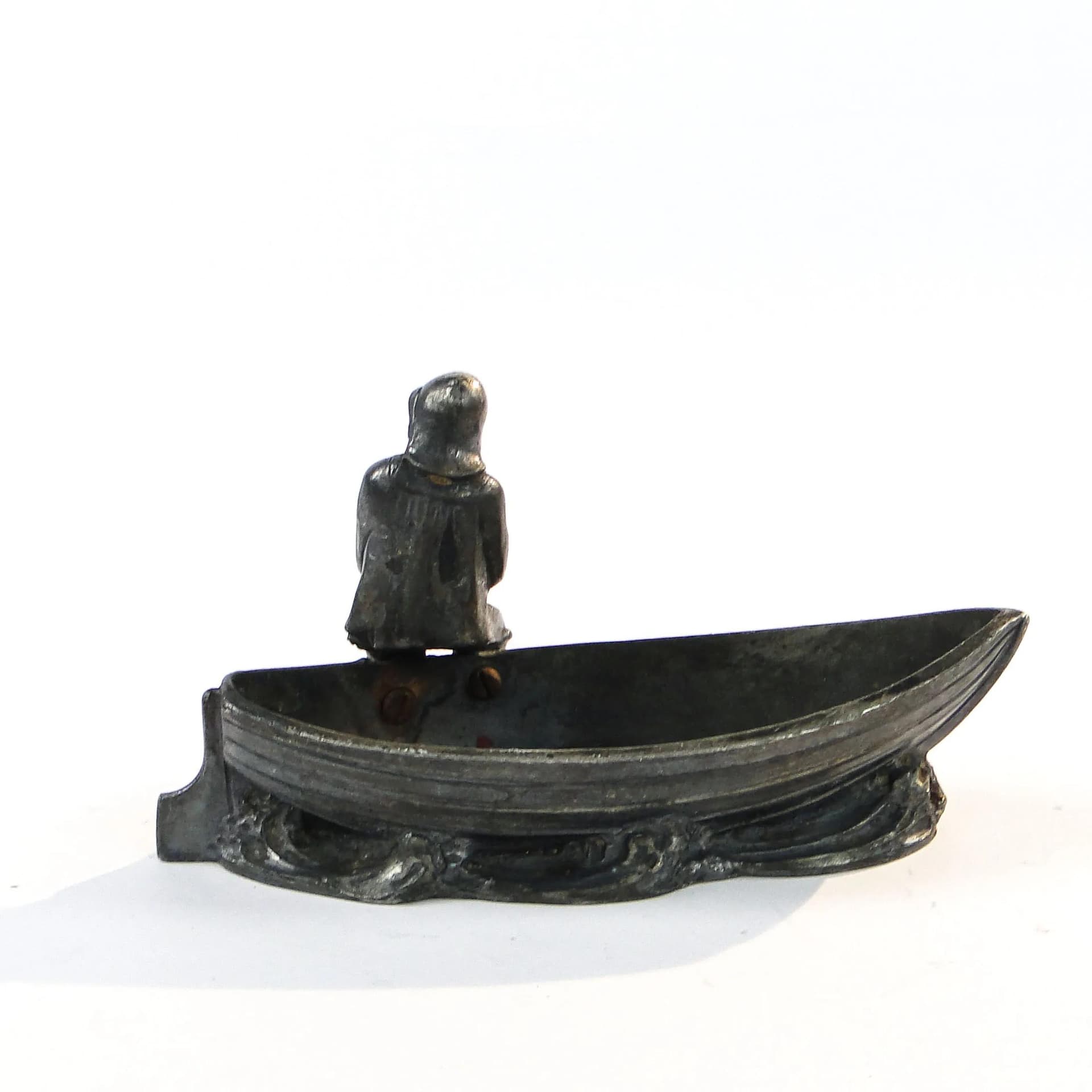 Toothpick Holder Art Nouveau, silver, silver-plated pewter, Argentor, Austria, early 20th c. - 24673