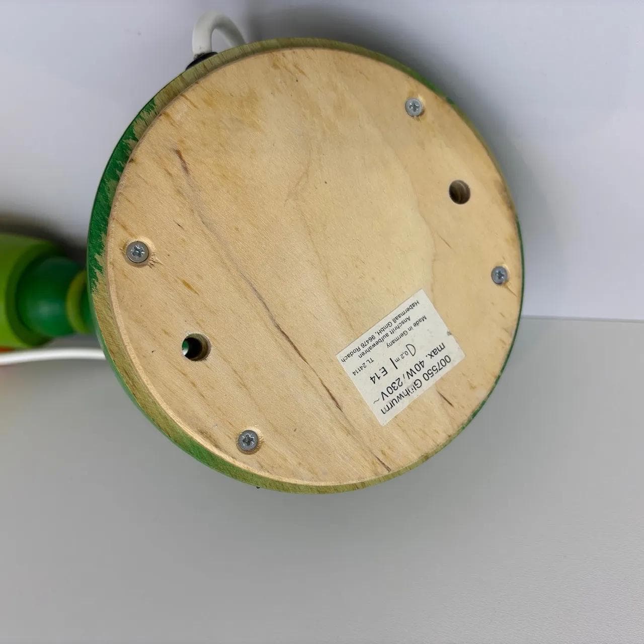 Wielobarwny kinkiet pop-art, Haba, Niemcy, lata 90. - 24629