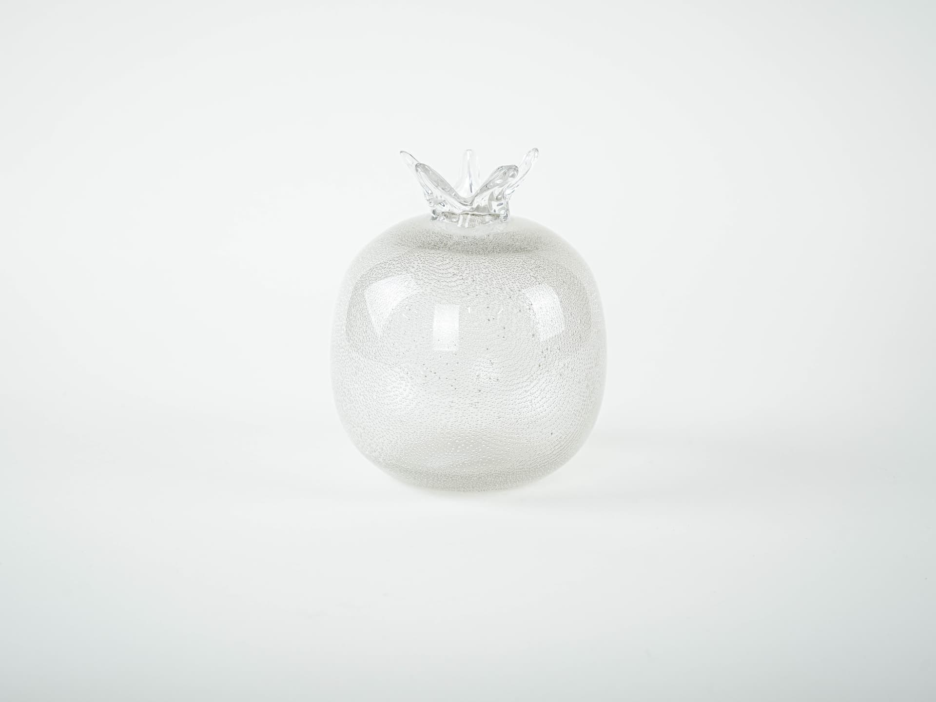 Vase, transparent glass, Denmark, 1970s. - 328589
