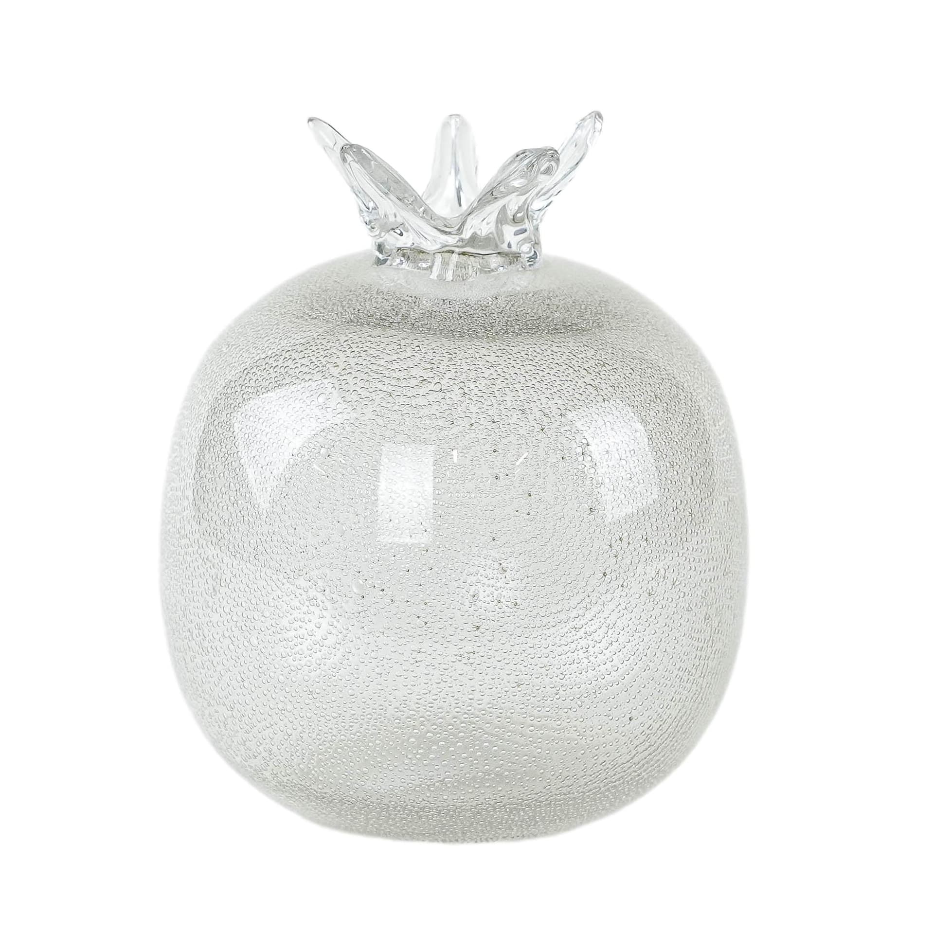 Vase, transparent glass, Denmark, 1970s.