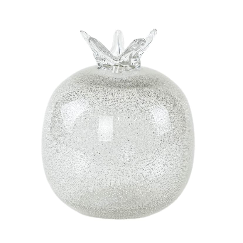 Vase, transparent glass, Denmark, 1970s.