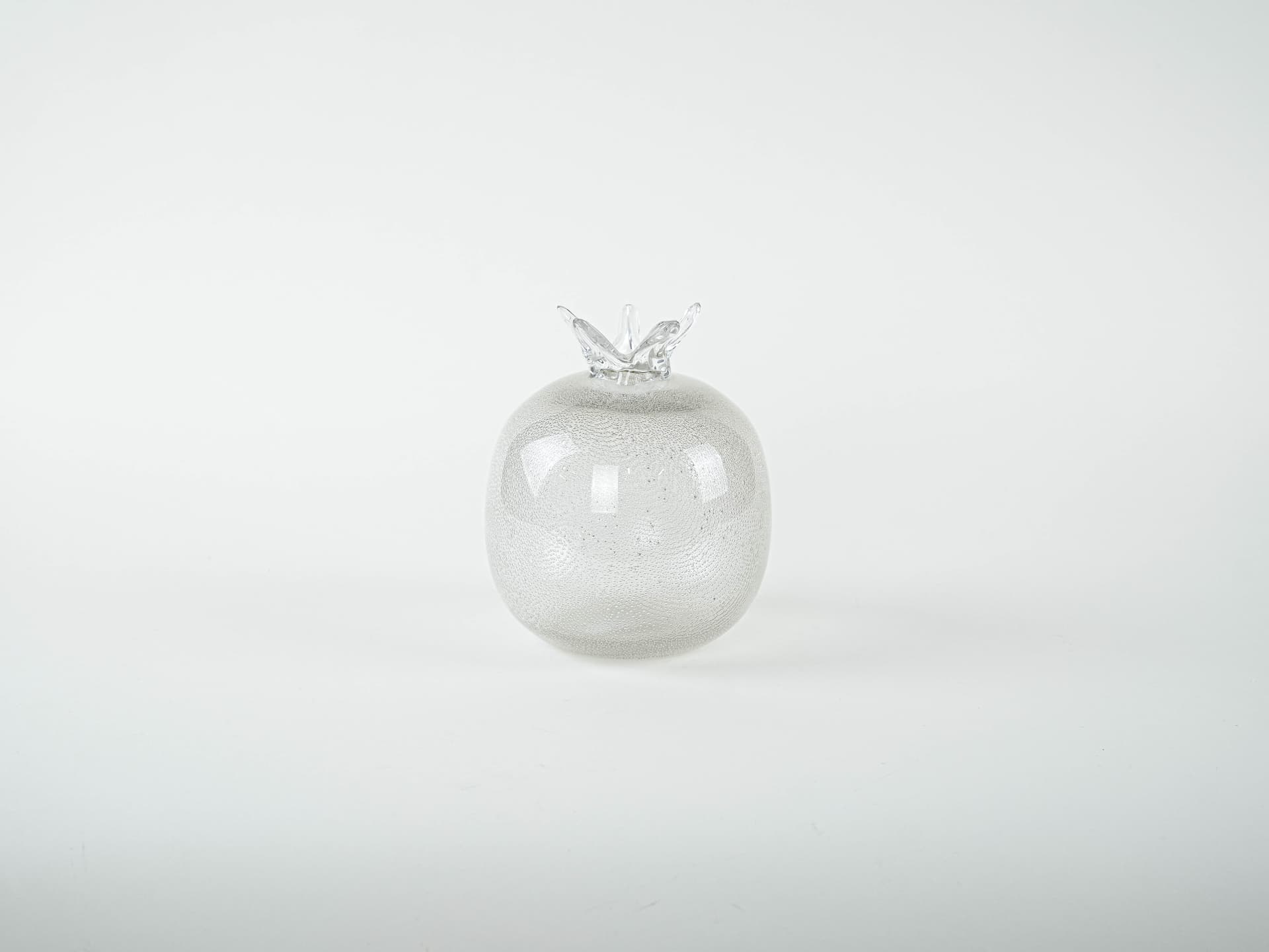 Vase, transparent glass, Denmark, 1970s. - 328593