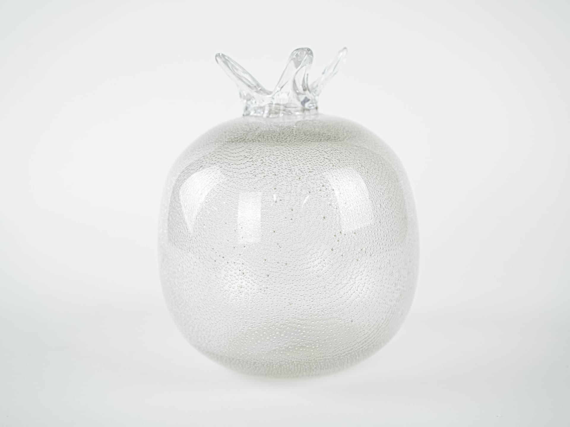 Vase, transparent glass, Denmark, 1970s. - 328590