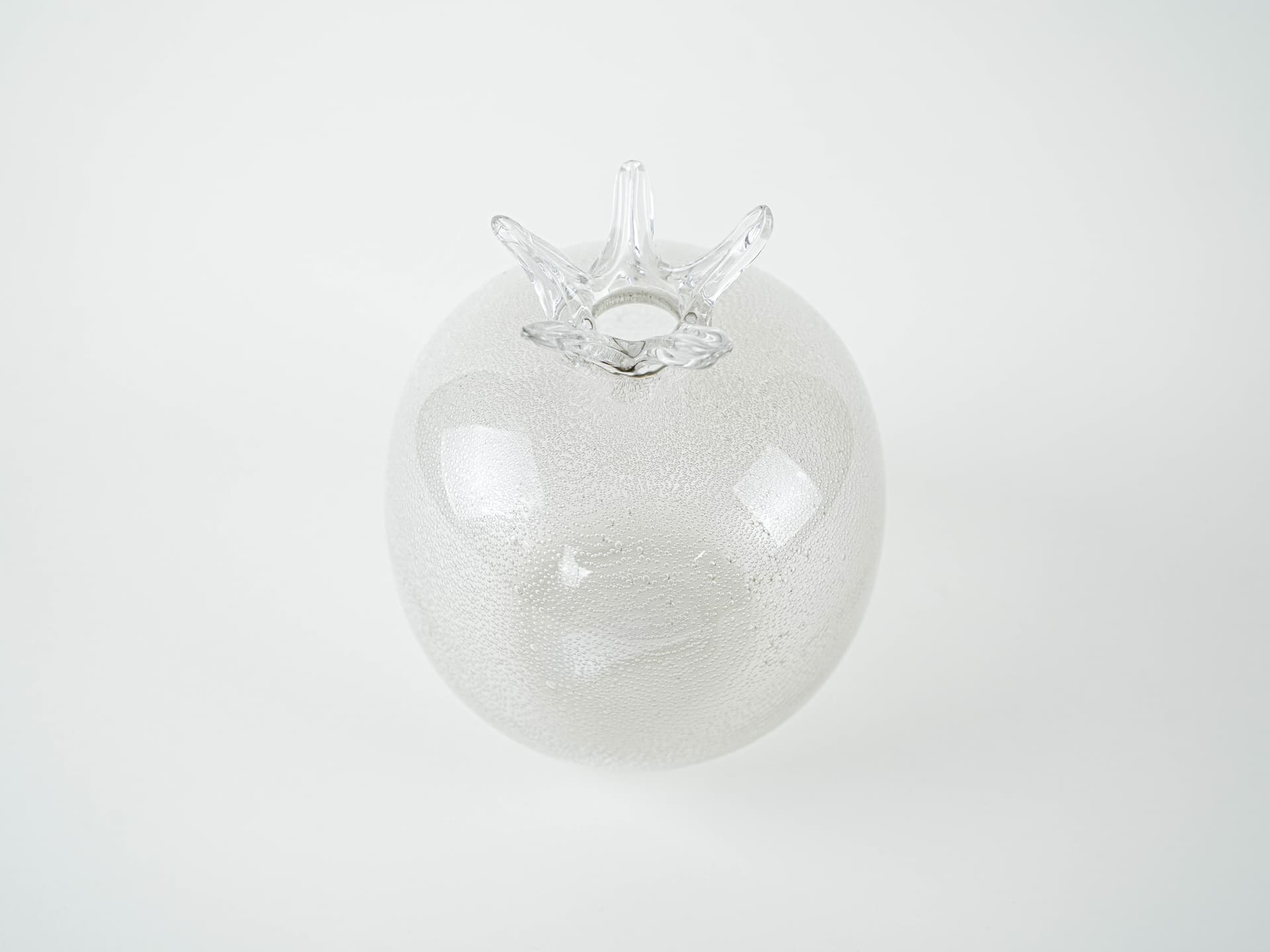 Vase, transparent glass, Denmark, 1970s. - 328592