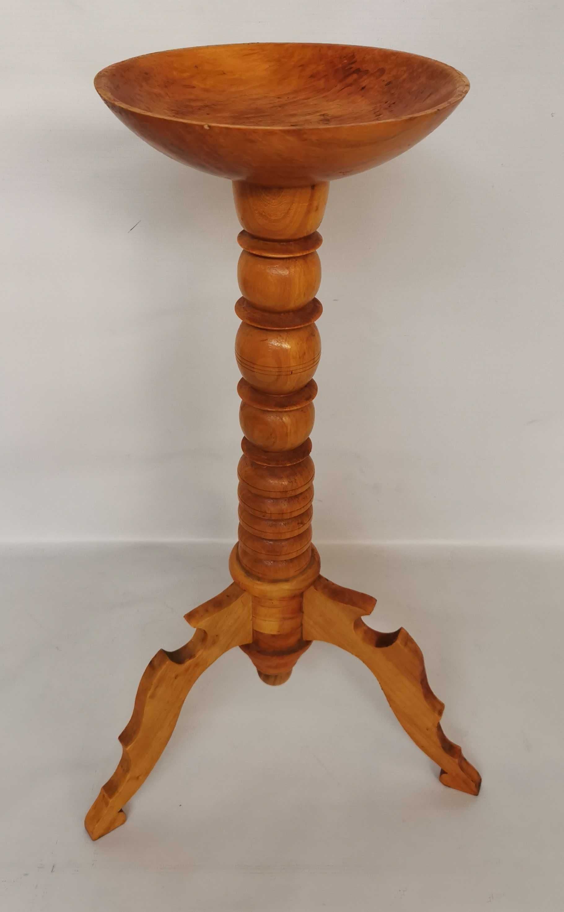 Kwietnik postument, brązowy, drewno, początek XX w. - 331764